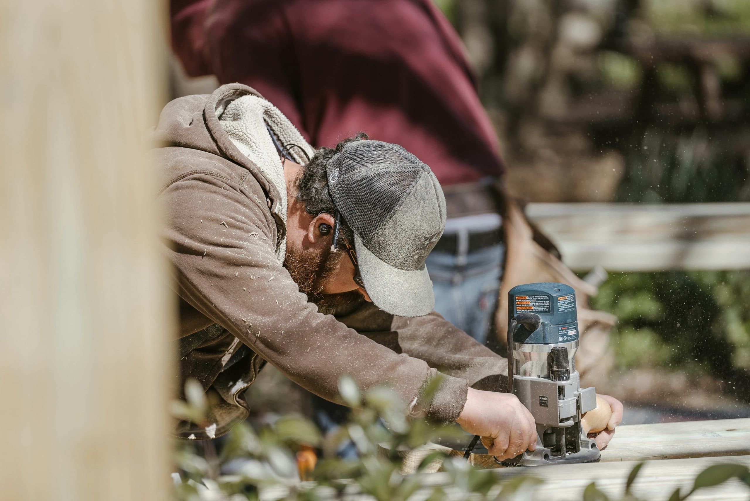 Craftsman working with precision tools