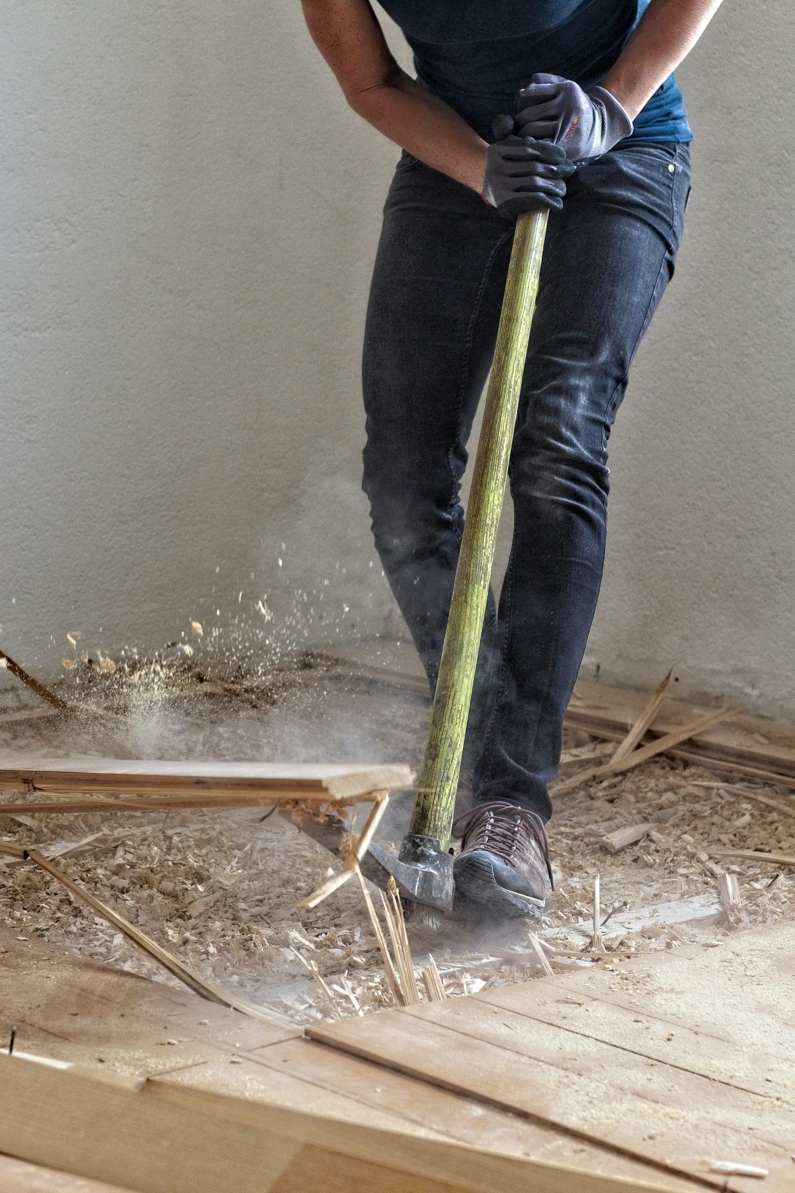 Professional renovation in progress
